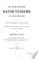 Les trois peintres de David teniers et leur homonymes