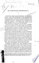 Les types sexuels intermédiaires