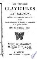 Les véritables clavicules de Salomon
