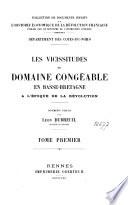 Les vicissitudes du domaine congéable en Basse-Bretagne