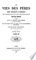 Les vies des pères des déserts d'orient