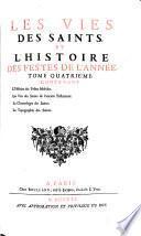 Les Vies Des Saints