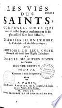 Les vies des Saints