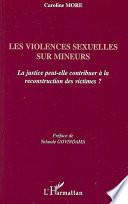 Les violences sexuelles sur mineurs