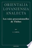 Les voies processionnelles de Thèbes