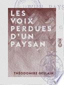 Les Voix perdues d'un paysan