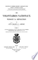 Les volontaires nationaux pendant la révolution