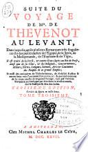 Les voyages de Mr de Thevenot en Europe, Asie & Afrique