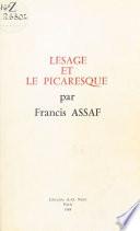 Lesage et le picaresque
