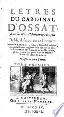 Letres du Cardinal D'Ossat