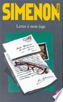 Lettre à mon juge