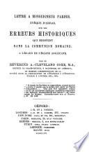 Lettre a Monseigneur Parisis