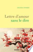 Lettre d'amour sans le dire