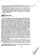 Lettre d'un chirurgien de St. Cosme à un autre chirurgien de ses amis, au sujet du certificat des sieurs Petit, Guerin et Morand, joint au mandement de Mr. l'Archevêque de Paris, sur le miracle operé à St. Medard en la personne d'Anne Le Franc