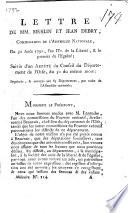 Lettre de MM. Merlin & Jean Debry, Commiss. de l'Assemblée Nationale du 31 Mai 1792
