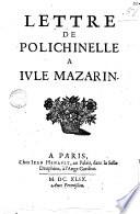 Lettre de Polichinelle à Jvle Mazarin