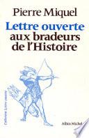 Lettre ouverte aux bradeurs de l'Histoire