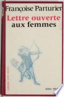 Lettre ouverte aux femmes