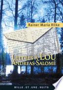 Lettres à Lou-Andreas Salomé