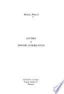 Lettres à Madame Scheikévitch