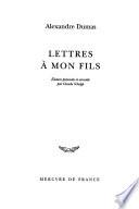 Lettres à mon fils
