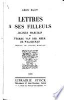 Lettres a ses filleuls