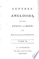 Lettres Angloises, Ou Les Epoux A La Mode
