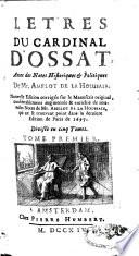 Lettres avec des notes historiques et politiques d'Amelot de la Houssaie