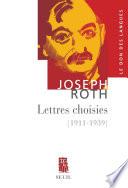 Lettres choisies. (1911 - 1939)
