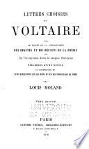 Lettres choisies de Voltaire