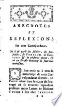 Lettres chretiennes et spirituelles sur divers sujets qui regardent la vie interieure ou l'esprit du vrai christianisme. Nouvelle edition, enrichie de la correspondance secrette de Mr. de Fenelon avec l'auteur...