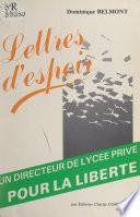 Lettres d'espoir