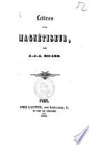 Lettres d'un magnétiseur par J.-J.-A. Ricard