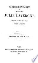 Lettres de 1832 a 1871