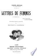 Lettres de femmes