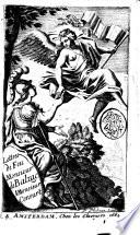 Lettres de feu Monsieur de Balzac a Monsieur Conrart
