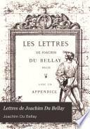 Lettres de Joachim Du Bellay