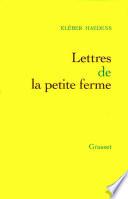 Lettres de la petite ferme