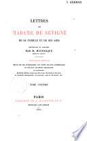 Lettres de Madame de Sévigné de sa famille et de ses amis