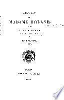 Lettres de madame Roland: Introduction