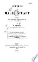 Lettres de Marie Stuart