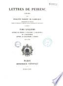 Lettres de Peiresc