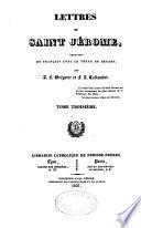 Lettres de Saint Jérome