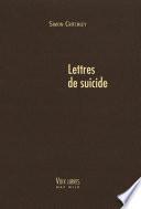 Lettres de suicide