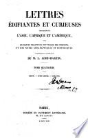 Lettres édifiantes et curieuses concernant l'Asie, l'Afrique et l'Amérique