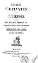 Lettres édifiantes et curieuses, écrites des missions étrangères [ed. by Y.M.M.T. de Querbeuf].