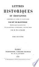 Lettres historiques et édifiantes adressées aux dames de Saint-Louis