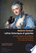 Lettres historiques et galantes