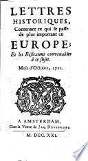 Lettres historiques