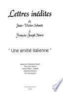 Lettres inédites de Jean-Victor Schnetz à François-Joseph Navez